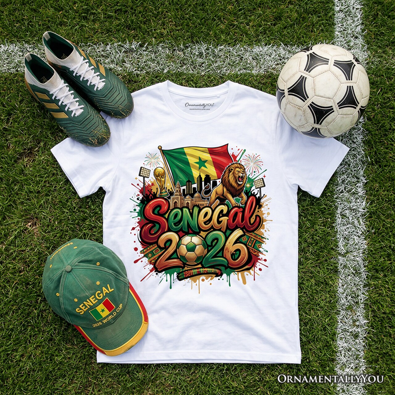 Senegal 2026 FIFA World Cup Soccer T-Shirt, Fans Football Tee